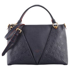 Louis Vuitton V Tote Monogram Empreinte Leather MM