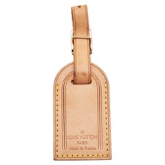 Louis Vuitton Vachetta Leder-Gepäck Name-Tag