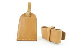 Louis Vuitton Vachetta Leather Luggage Tag and Poignet 150lvs25