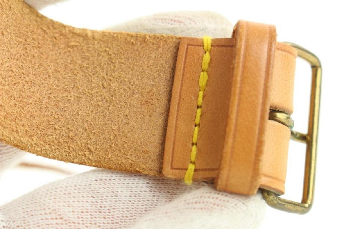 Louis Vuitton Vachetta Leather Luggage Tag and Poignet 152lvs25 3