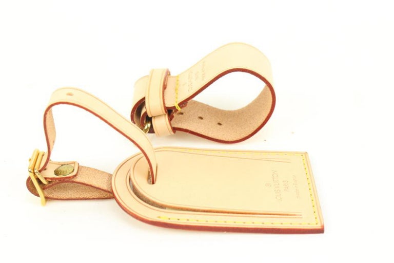 Louis Vuitton Leather Luggage Tag (SHF-22694) – LuxeDH