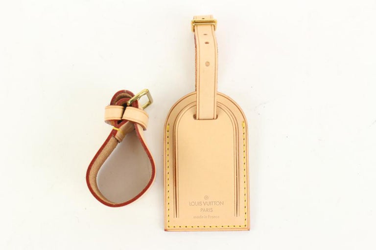 Louis Vuitton Vachetta Luggage Tag w/ Keepall Strap Holder - Brown Bag  Accessories, Accessories - LOU764444