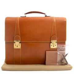 Louis Vuitton Vachetta Leather Serviette Briefcase