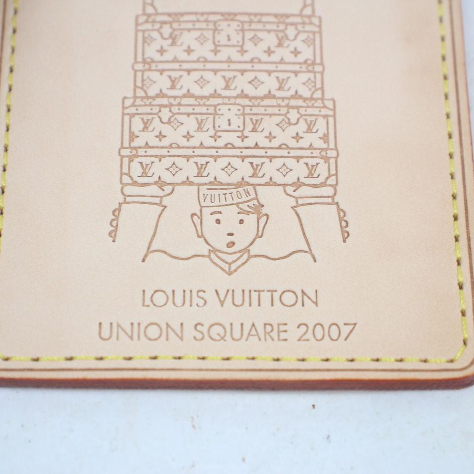 Louis Vuitton Vachetta Leather Trunk Porto Cult TrunkCard holder Wallet case 4