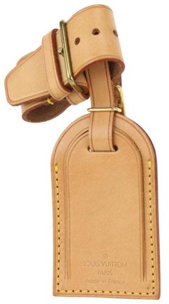 Louis Vuitton Vachetta Luggage Tag and Poignet Set 0L415C