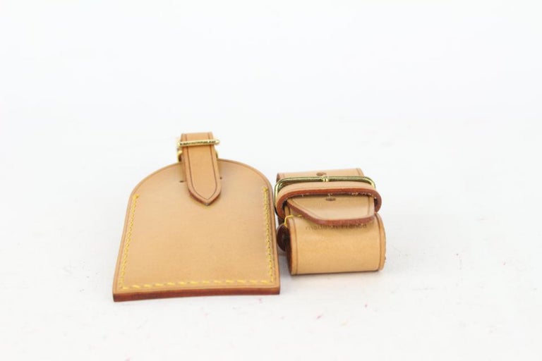 Louis Vuitton Luggage Name Tag and Handle Keeper Strap