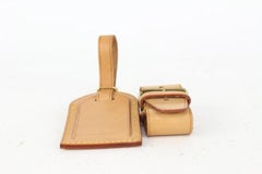 Louis Vuitton Vachetta Luggage Tag and Poignet Set 84lvs727