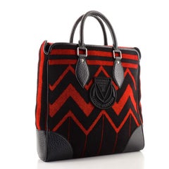 Louis Vuitton Vail Blanket Cabas Wool with Leather