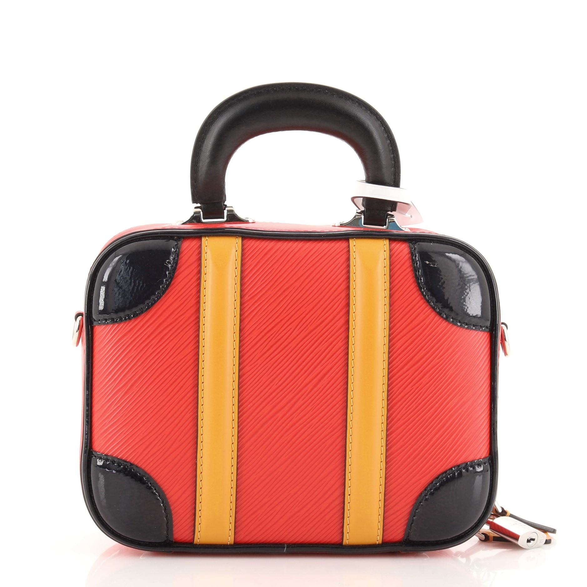 Brown Louis Vuitton Valisette Handbag Epi Leather BB