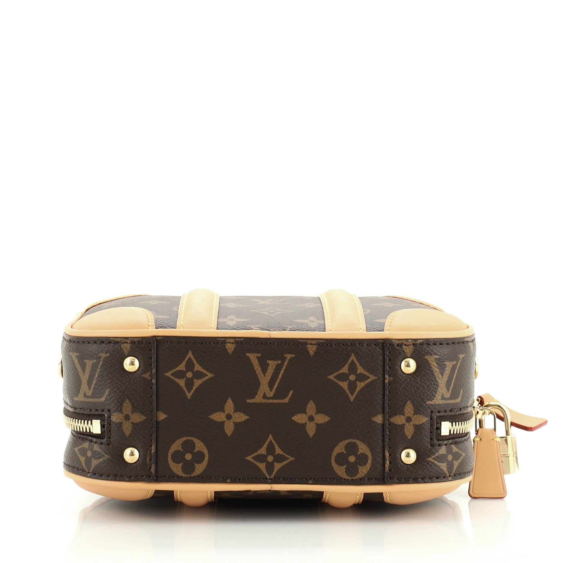 Beige Louis Vuitton Valisette Handbag