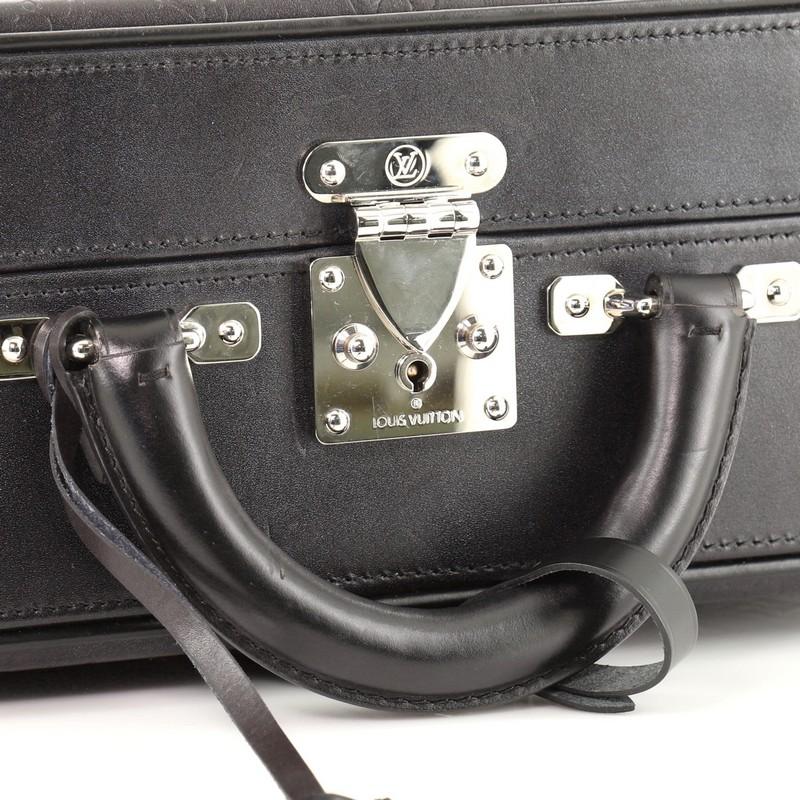 Louis Vuitton Valisette Handbag Monogram Glace Leather MM 2