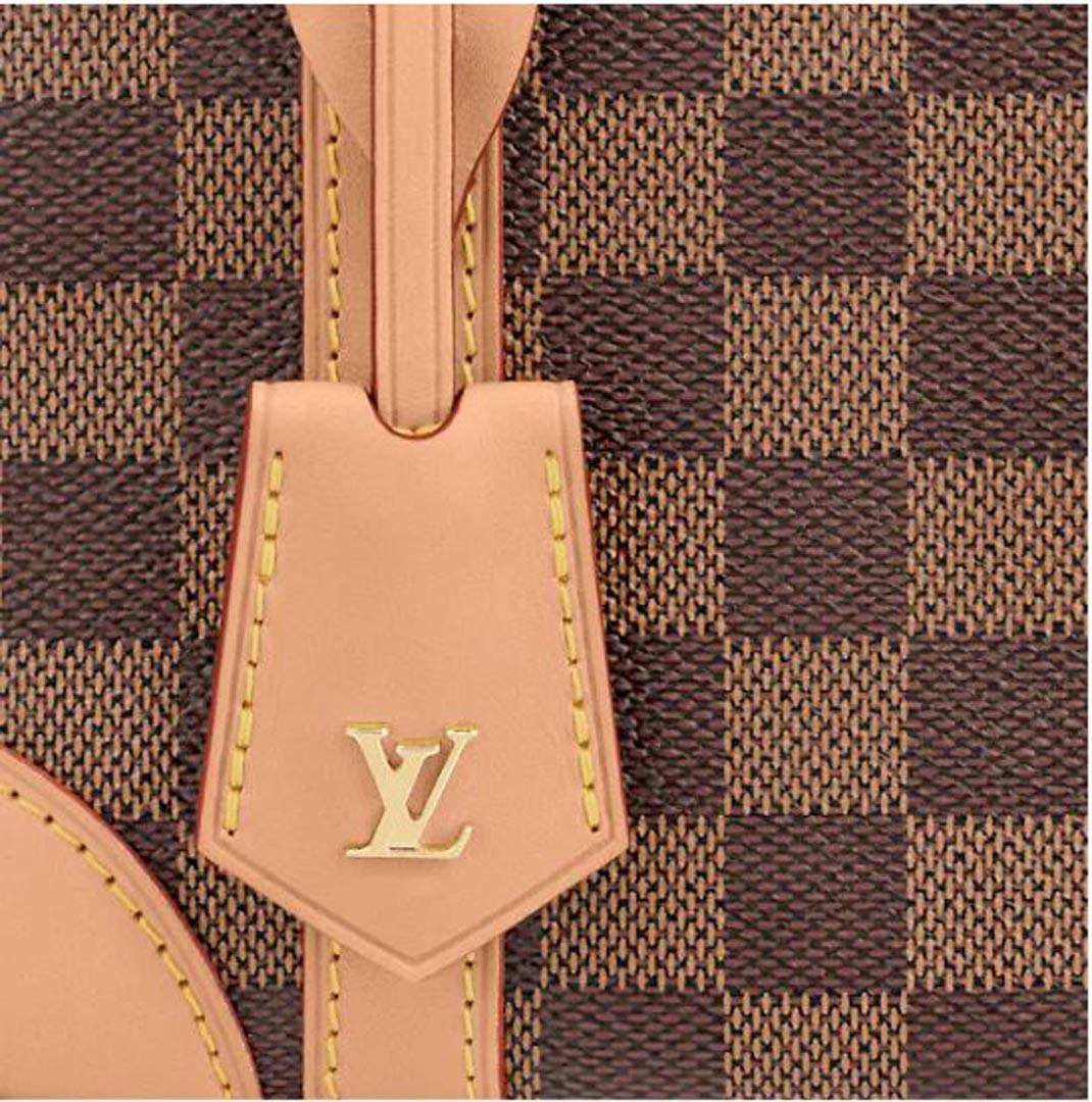 Louis Vuitton Valisette Souple BB Bag Natural Beige Damier Ebene Coated Canvas In New Condition In Nicosia, CY
