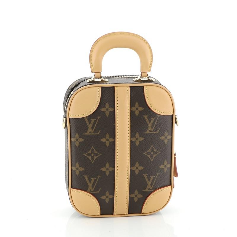 Valisette cloth crossbody bag Louis Vuitton Brown in Cloth - 28264194