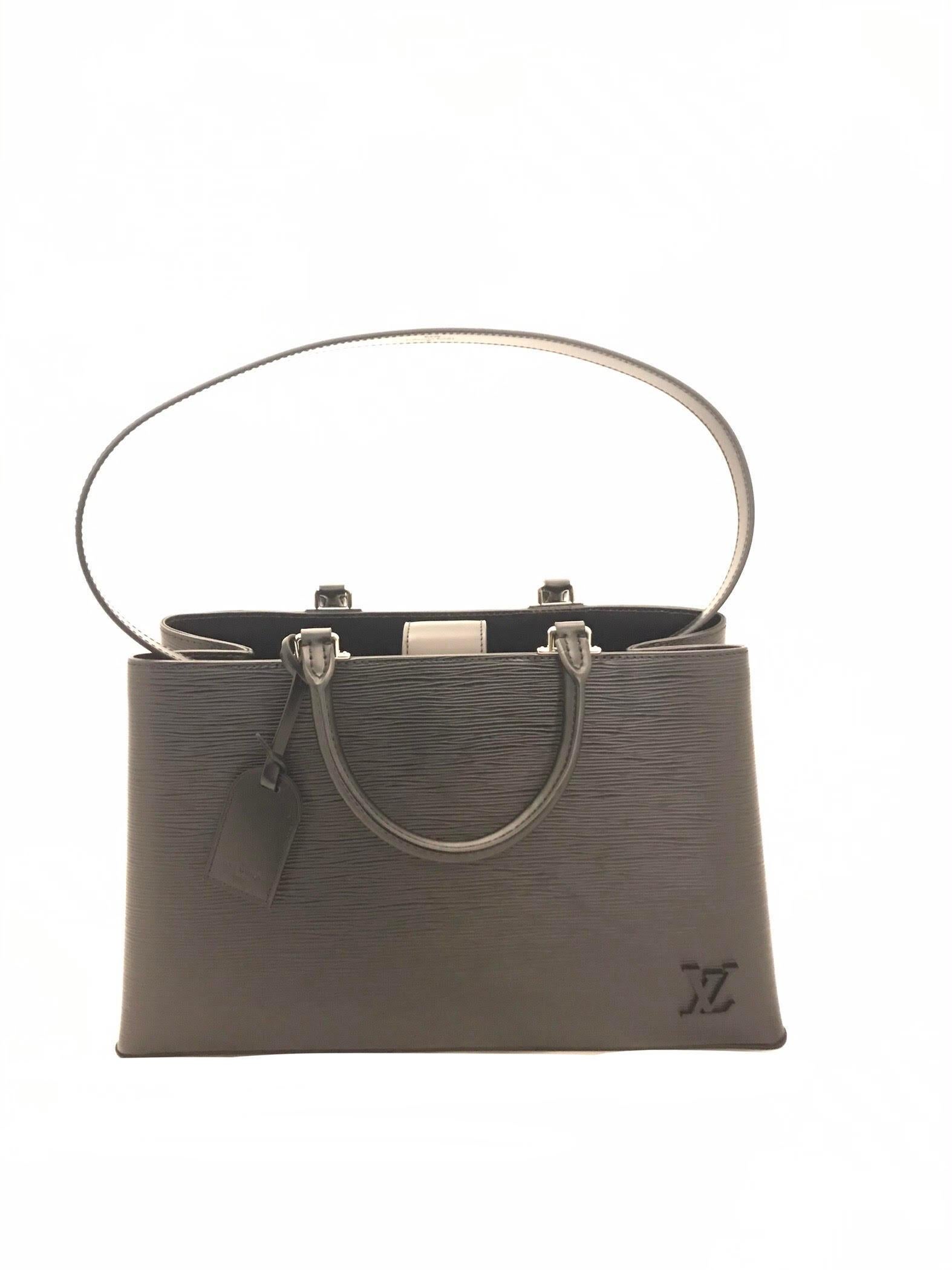  Louis Vuitton Vaneau GM black Epi leather handbag 7