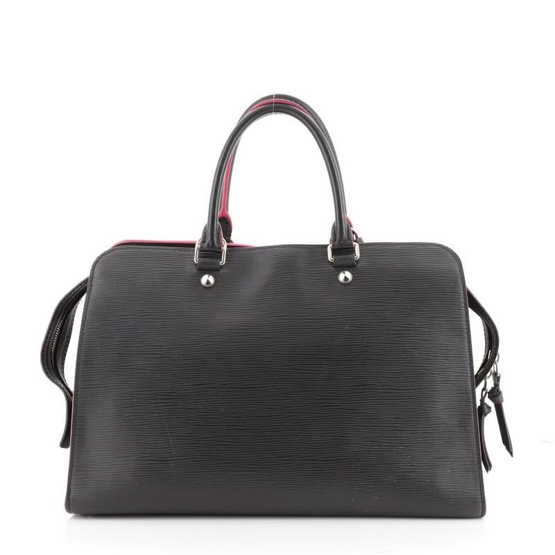 Black Louis Vuitton Vaneau Handbag Epi Leather GM