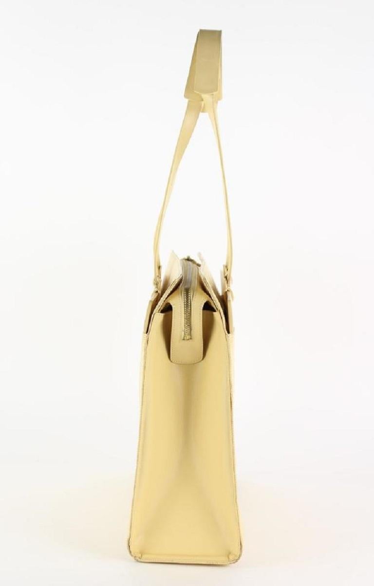 Louis Vuitton Vanilla Epi Leather Croisette GM Tote Bag  6LVS1215 2