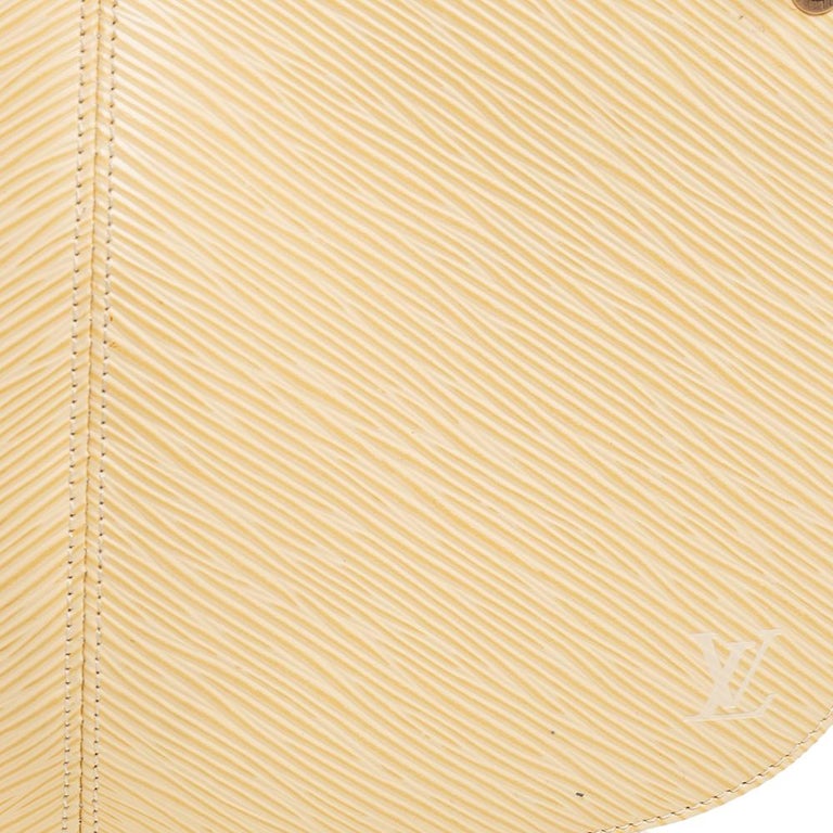 Louis Vuitton Demi Lune Pochette Epi Leather Yellow 74125383