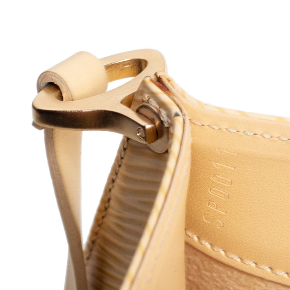 Louis Vuitton Vanilla Epi Leather Demi Lune Pochette Bag 1