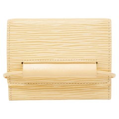 Louis Vuitton Vanilla Epi Leather Elastique Wallet