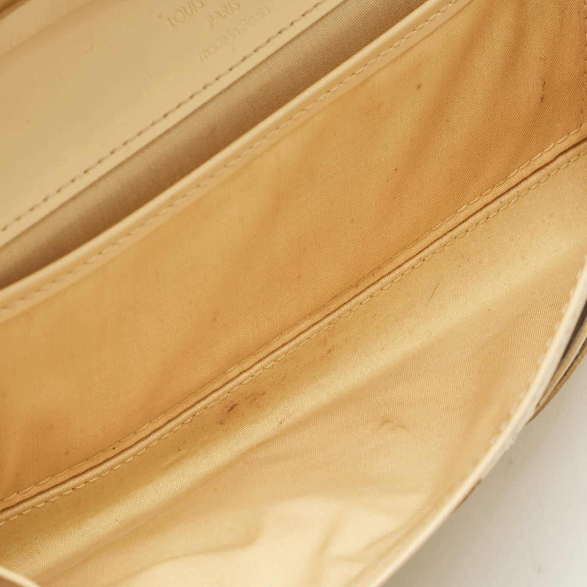 Louis Vuitton Vanilla Epi Leather Honfleur Clutch Bag For Sale 3