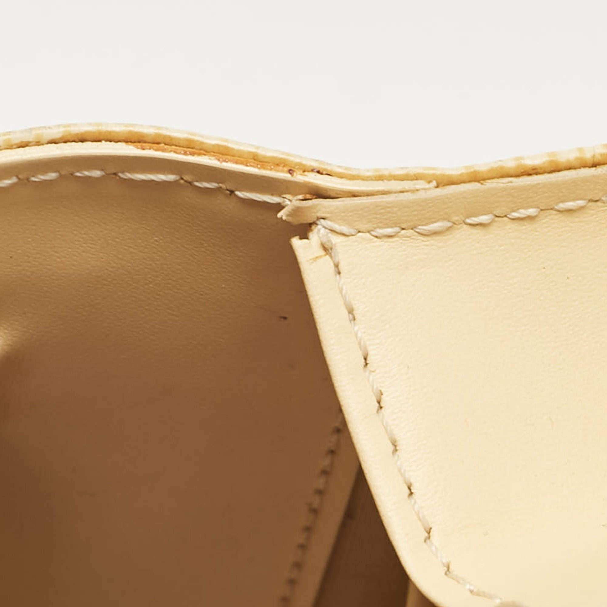 Louis Vuitton Vanilla Epi Leather Honfleur Clutch Bag For Sale 4