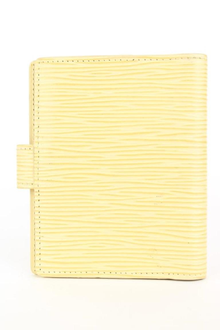 Louis Vuitton Tassil Yellow Epi Leather Small Ring Agenda Cover Louis  Vuitton