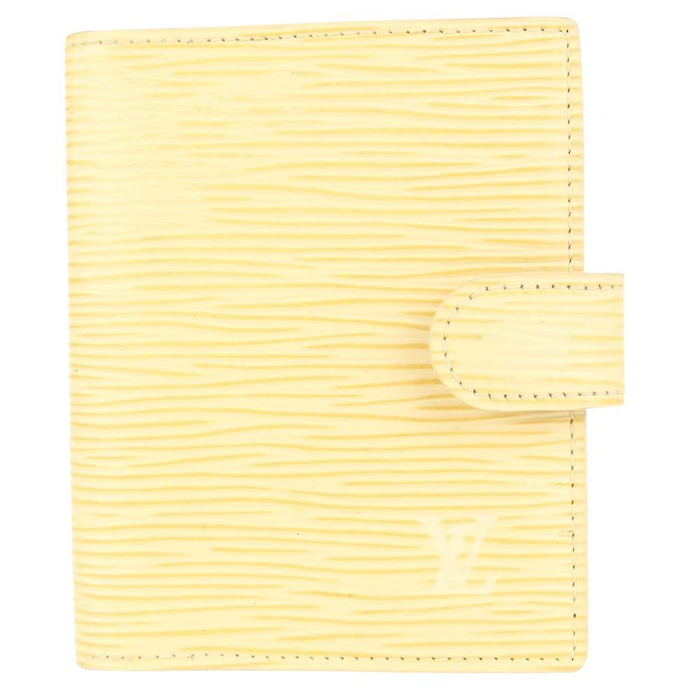 Louis Vuitton Vanilla Epi Leather Nano Agenda Mini 15lvs1230