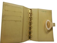 Louis Vuitton Vanilla Epi Rare Agenda 205216