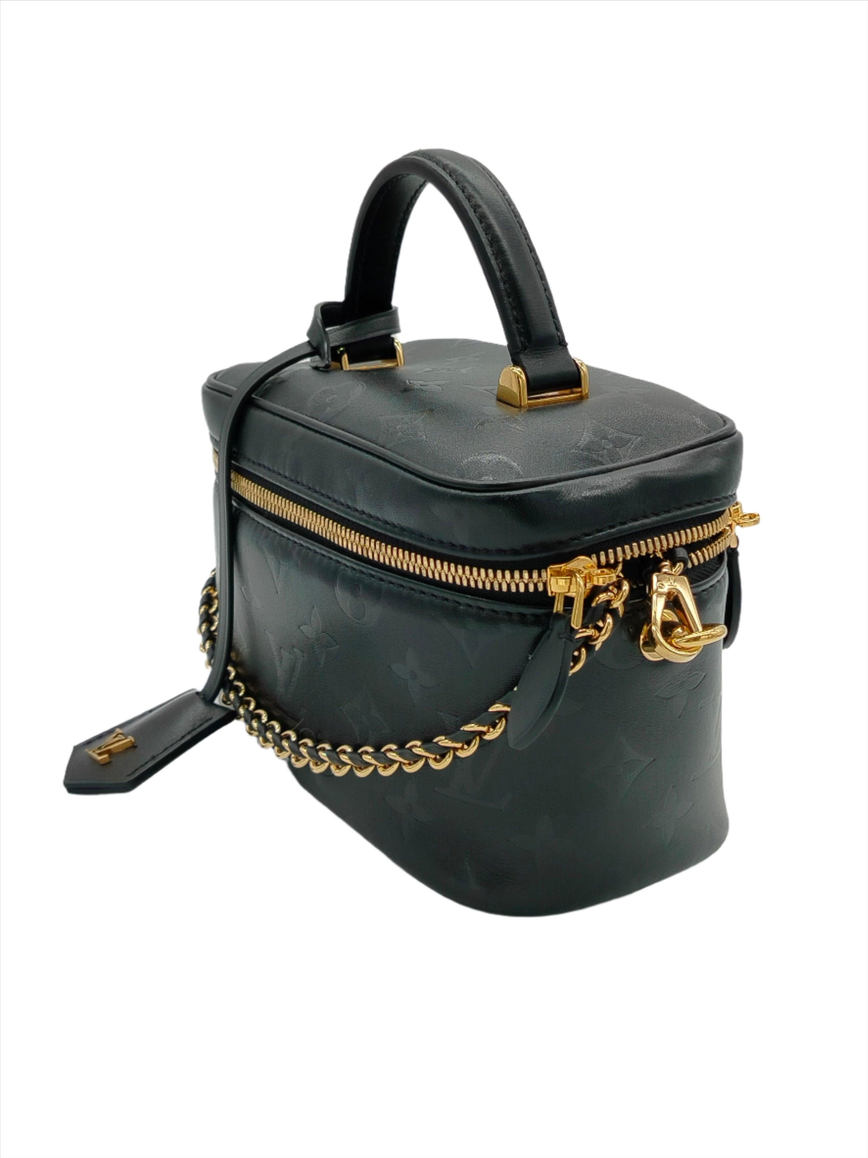 Black Louis Vuitton Vanity Bag - '10s For Sale