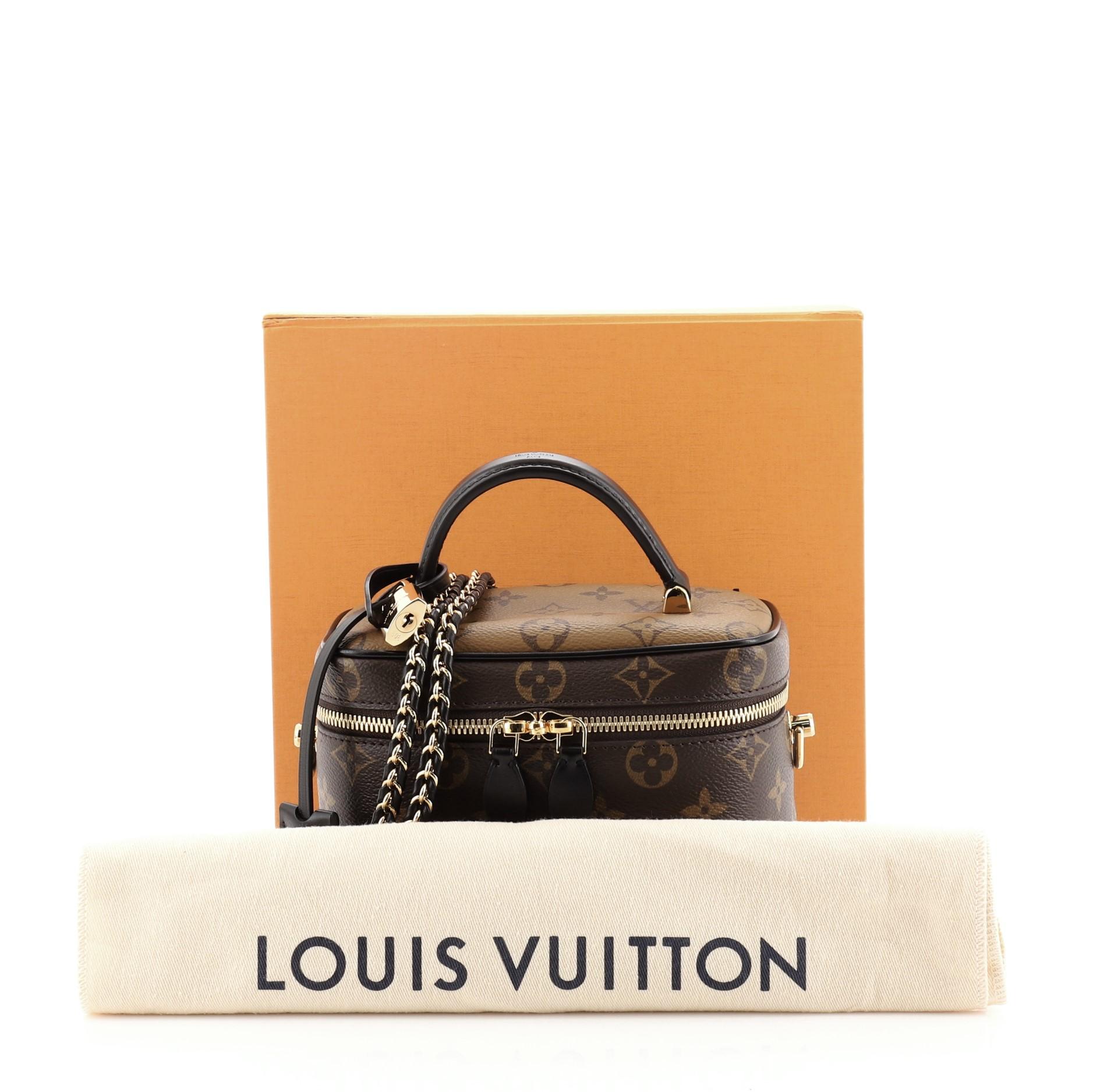 Louis Vuitton Game On Vanity PM White Heart Monogram LV Top Handle Shoulder  Bag
