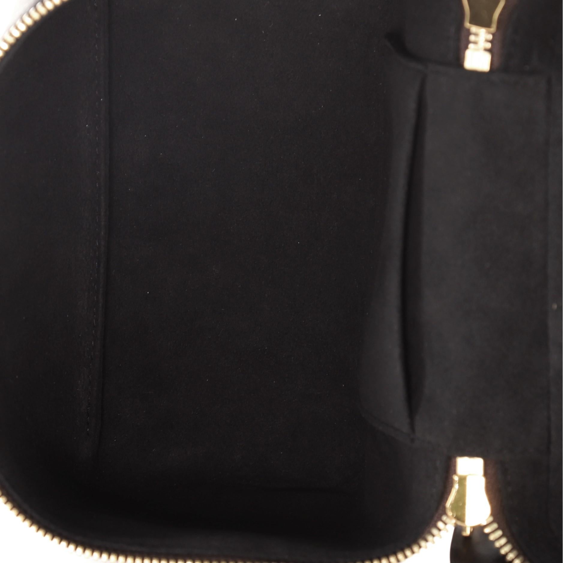 Black Louis Vuitton Vanity Bag Reverse Monogram Canvas PM