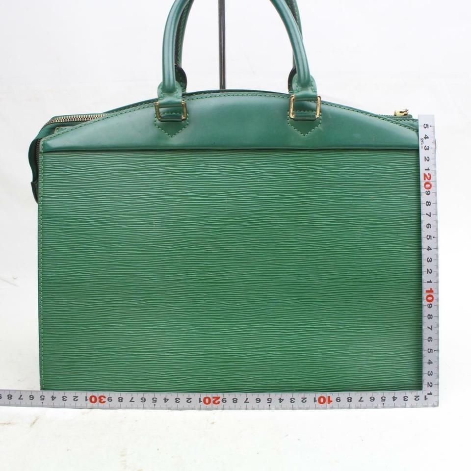 Louis Vuitton Vanity Case Riviera Borneo 869967 Green Leather Satchel 1