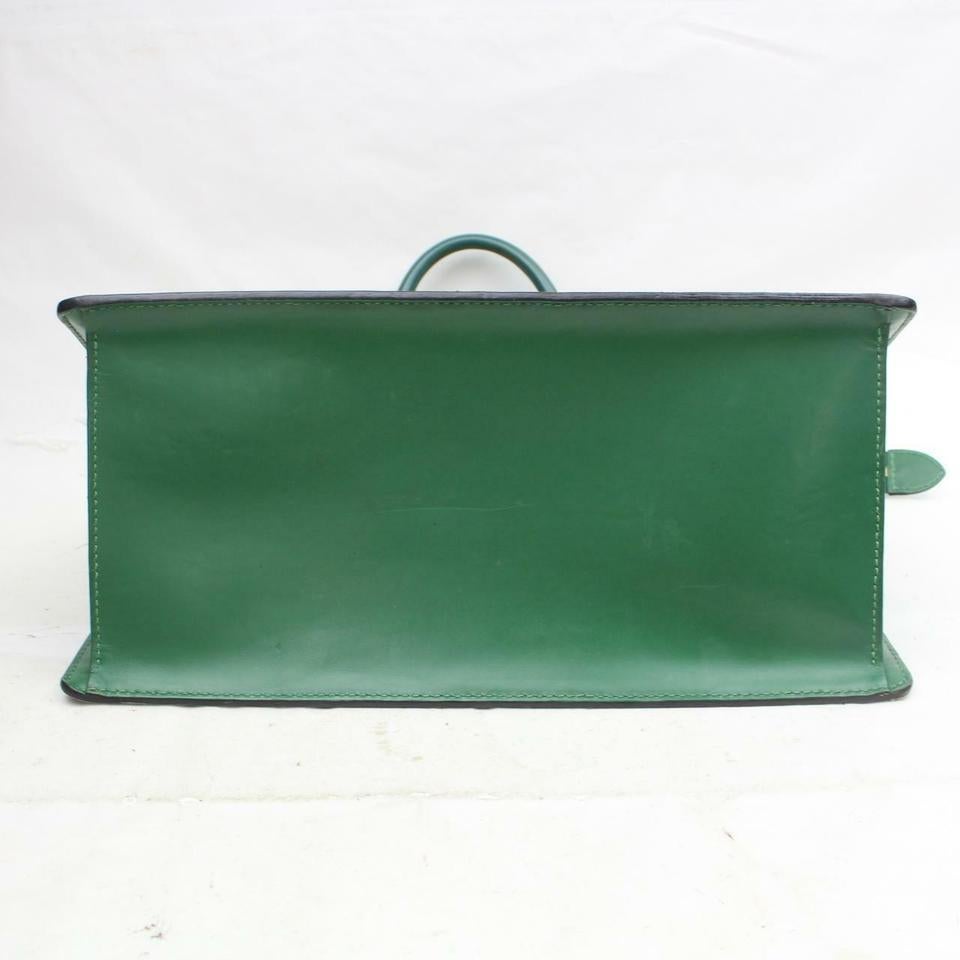 Louis Vuitton Vanity Case Riviera Borneo 869967 Green Leather Satchel 2