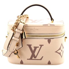 Louis Vuitton Vanity Handtasche mit zweifarbigem Monogramm Empreinte Riesen PM