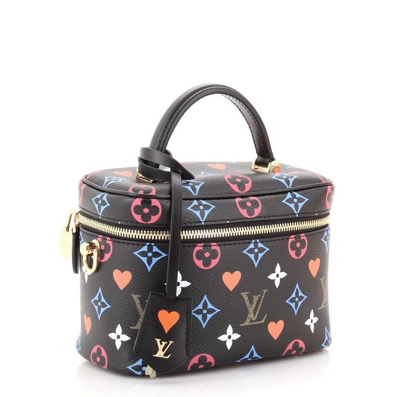 Louis Vuitton Vanity Handbag Limited Edition Game On Multicolor Monogram PM In Good Condition In NY, NY