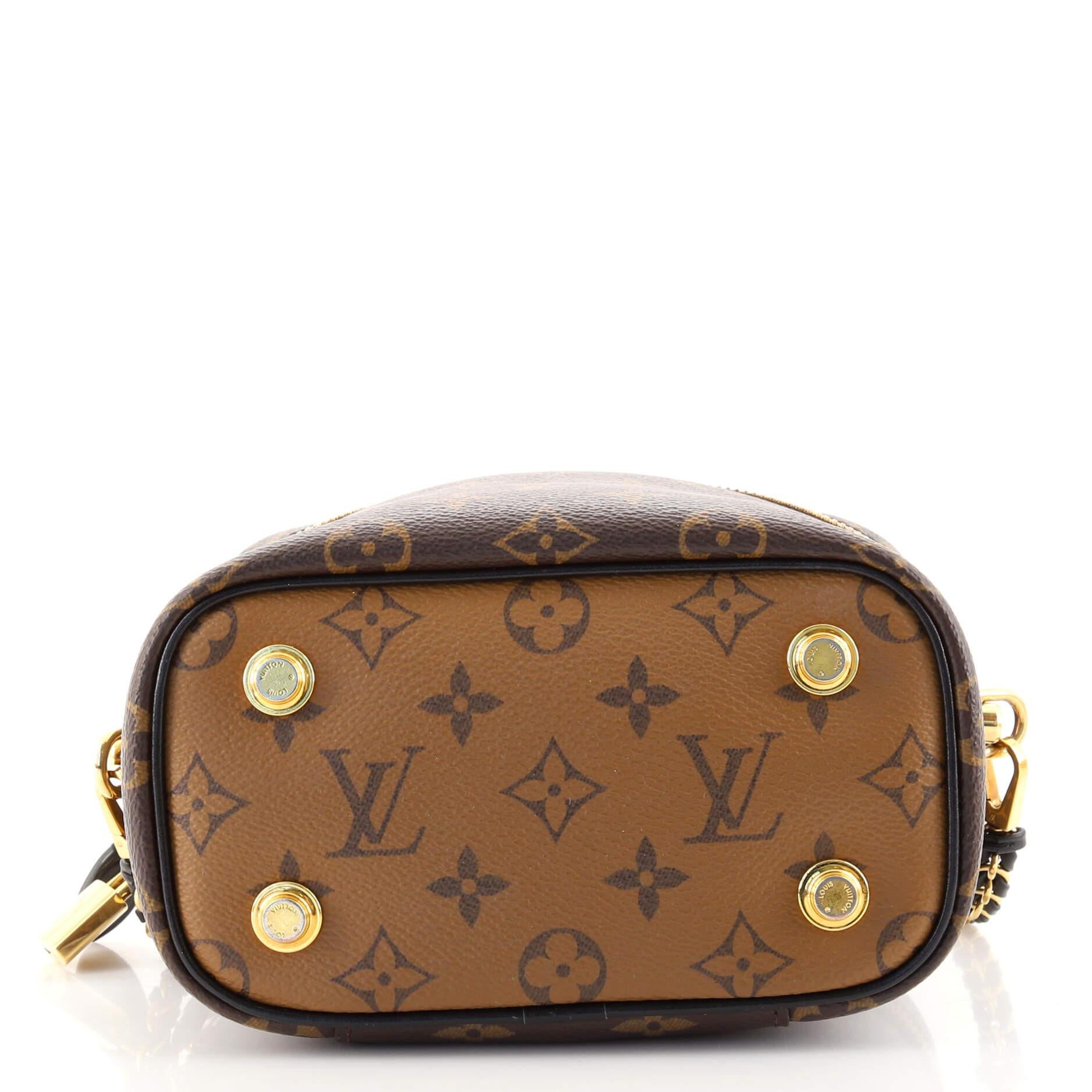 Women's or Men's Louis Vuitton Vanity Handbag Reverse Monogram Canvas PM
