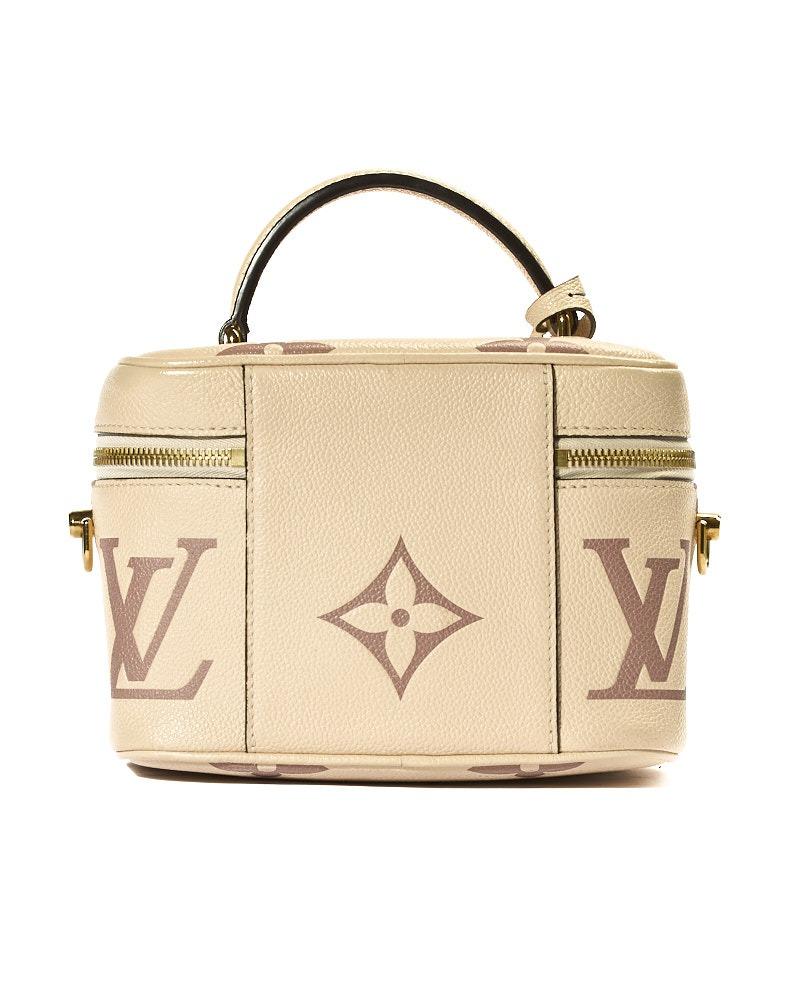 Louis Vuitton Vanity PM Empreinte Giant Monogram Cream In Excellent Condition For Sale In Torre Del Greco, IT