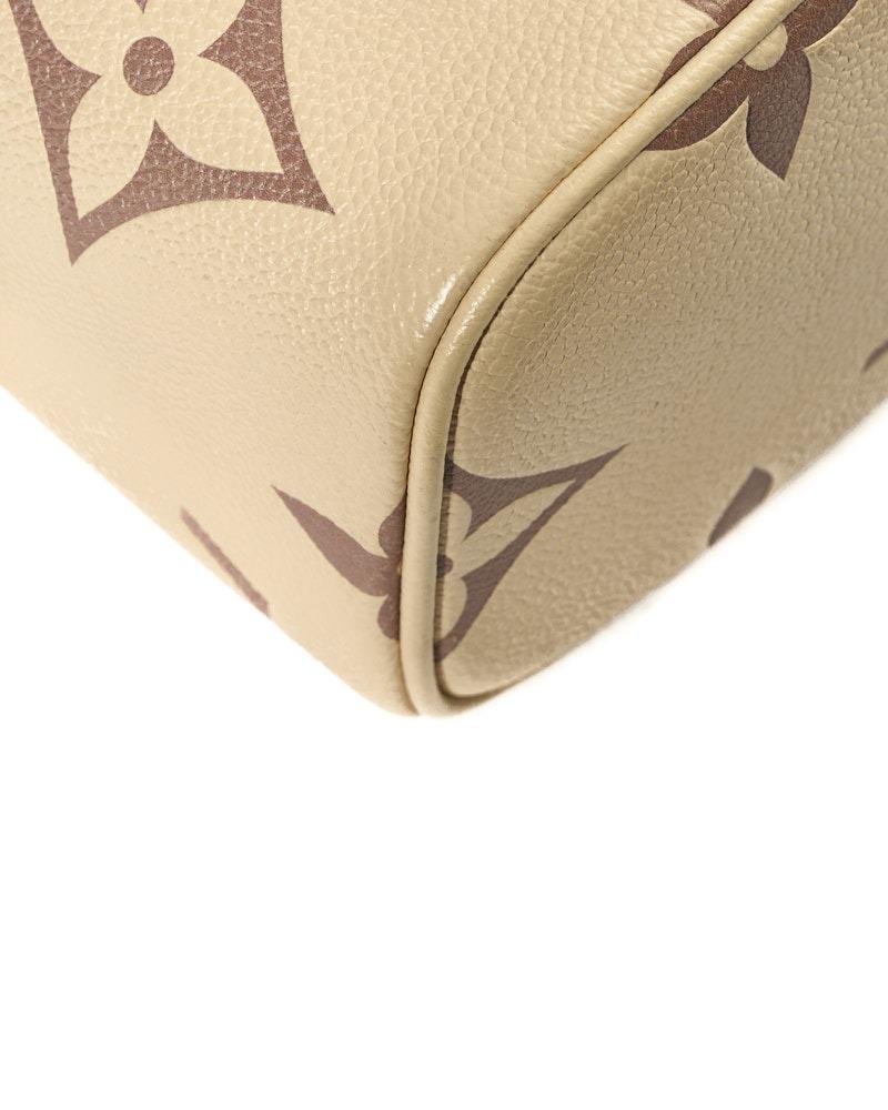 Louis Vuitton Vanity PM Empreinte Giant Monogram Cream For Sale 3