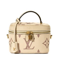 Louis Vuitton Vanity PM Empreinte Giant Monogram Cream