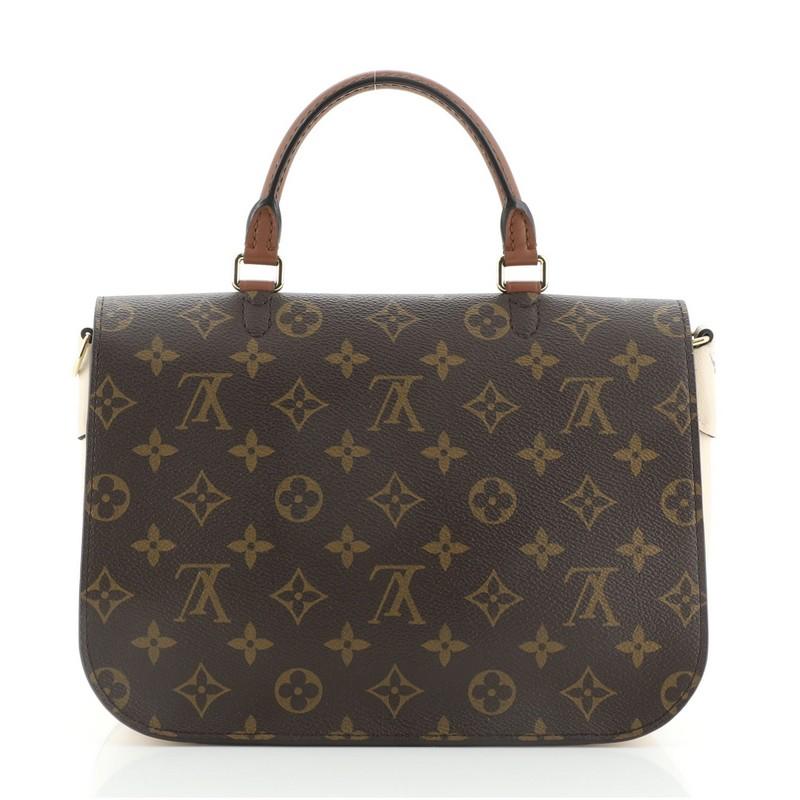 Louis Vuitton Vaugirard Handbag Monogram Canvas with Leather In Good Condition In NY, NY