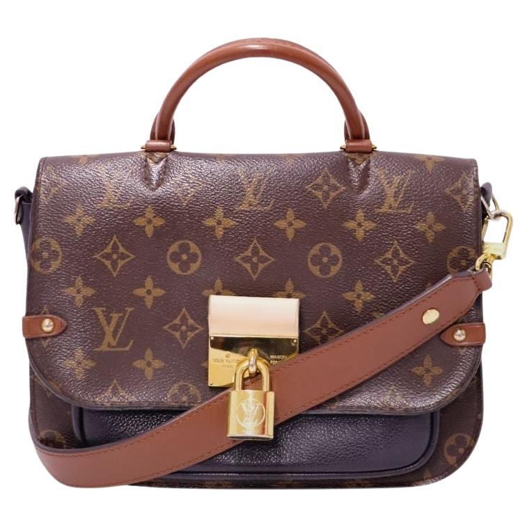 Louis Vuitton Vaugirard Top Handle Bag with Gold Lock For Sale