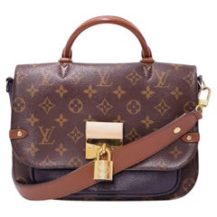 Louis Vuitton Vaugirard Top Handle Bag with Gold Lock Louis Vuitton Vaugirard Top Handle Bag with Gold Lock