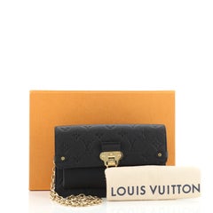 Louis Vuitton Vavin Chain Wallet Monogram Empreinte Leather