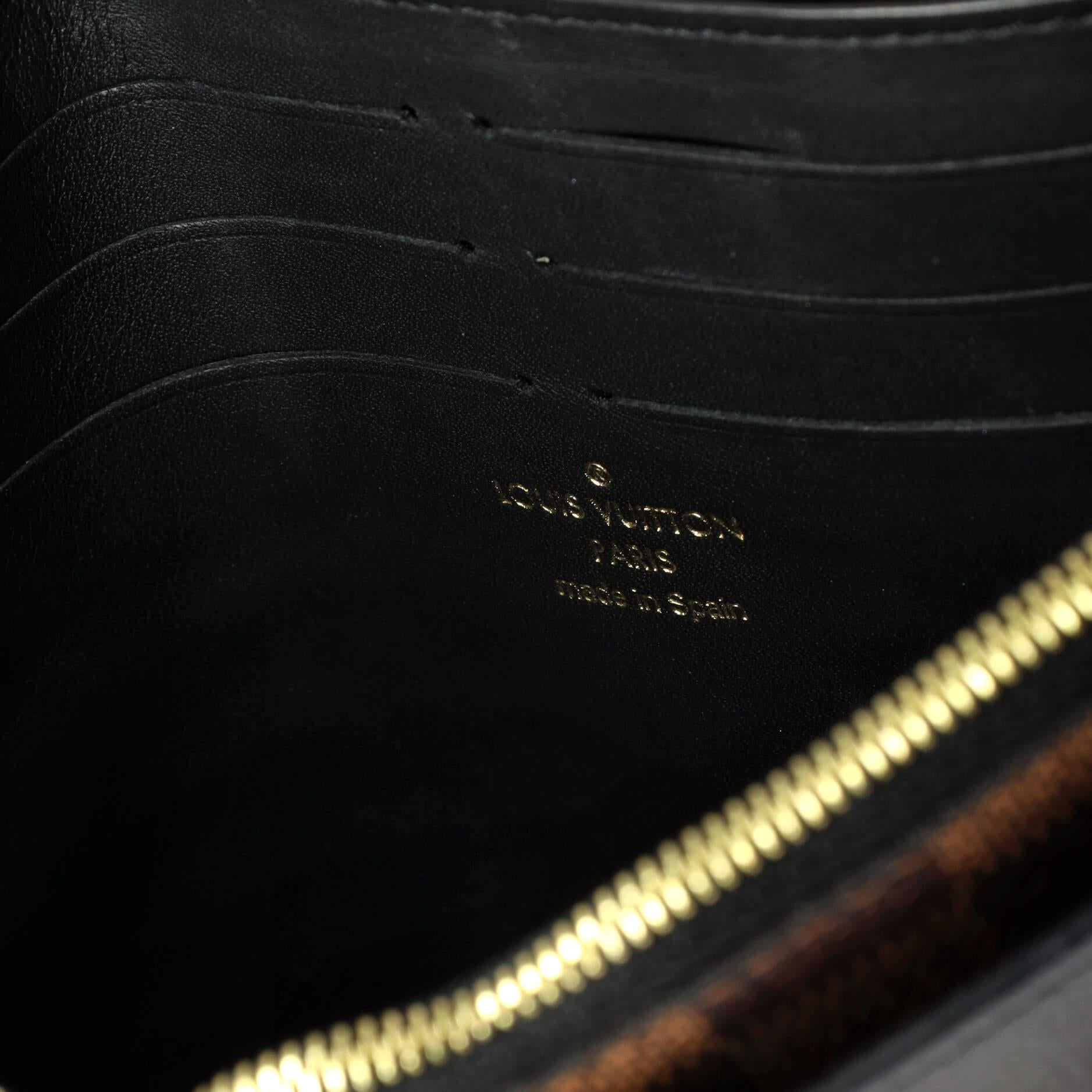 Louis Vuitton Vavin Kette Brieftasche NM Damier mit Leder 2