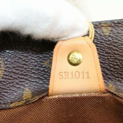 Louis Vuitton Vavin Gm Tote 870646 Brown Canvas and Calfskin Shoulder Bag