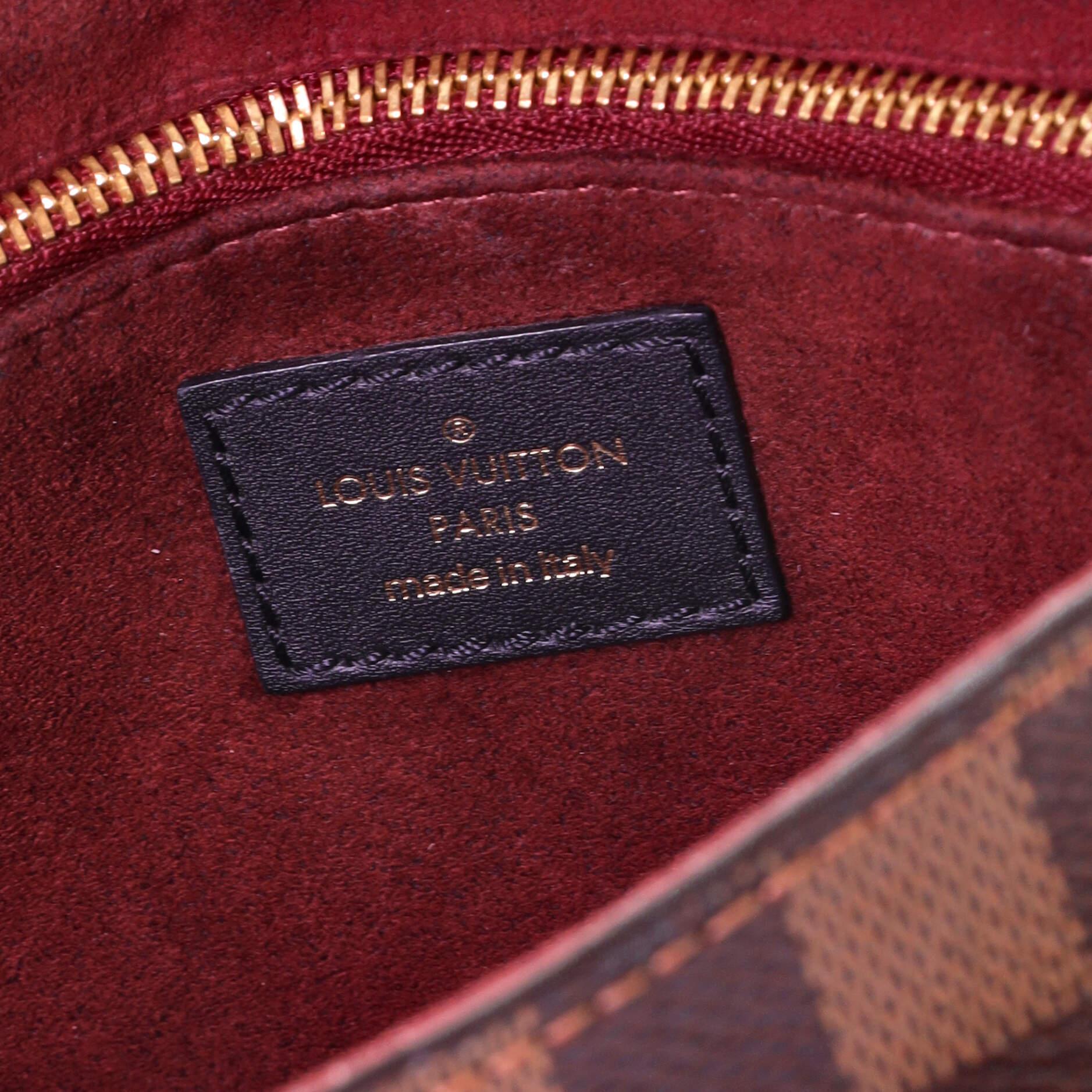 Louis Vuitton Vavin Handbag Damier with Leather PM 1