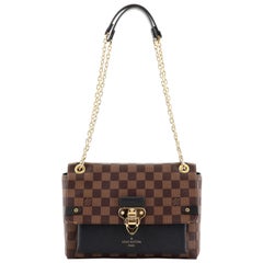Louis Vuitton Vavin Handbag Damier with Leather PM