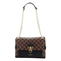 Louis Vuitton Vavin Handbag Damier with Leather PM