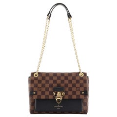 Louis Vuitton Vavin Handbag Damier with Leather PM