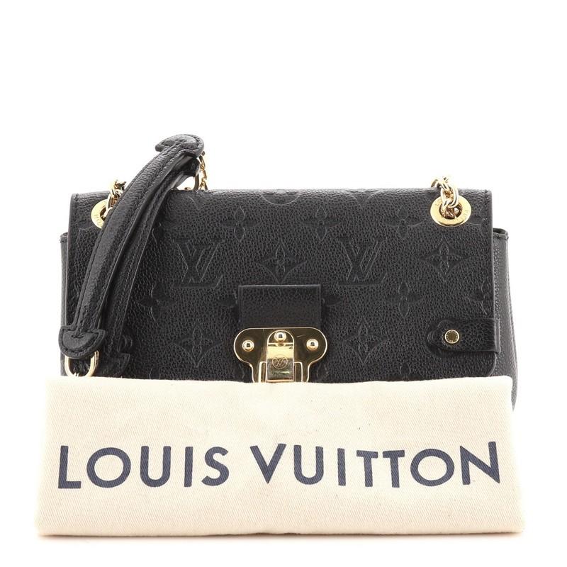 Louis Vuitton Vavin BB Handbag Monogram Empreinte Leather Cream